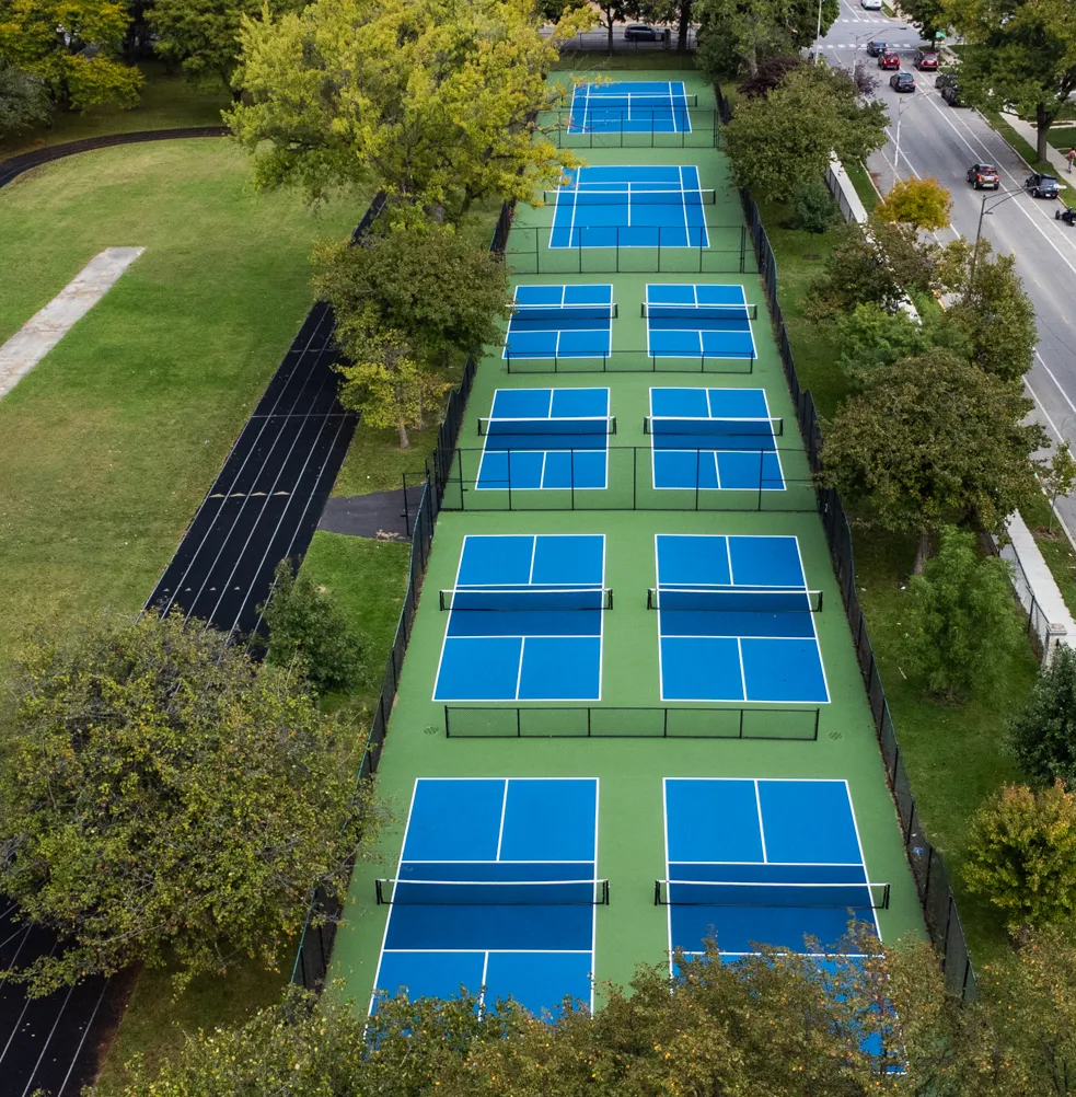 Sơn sân pickleball Êm chân với sơn LAYKOLD US OPEN 7 lớp bê tông